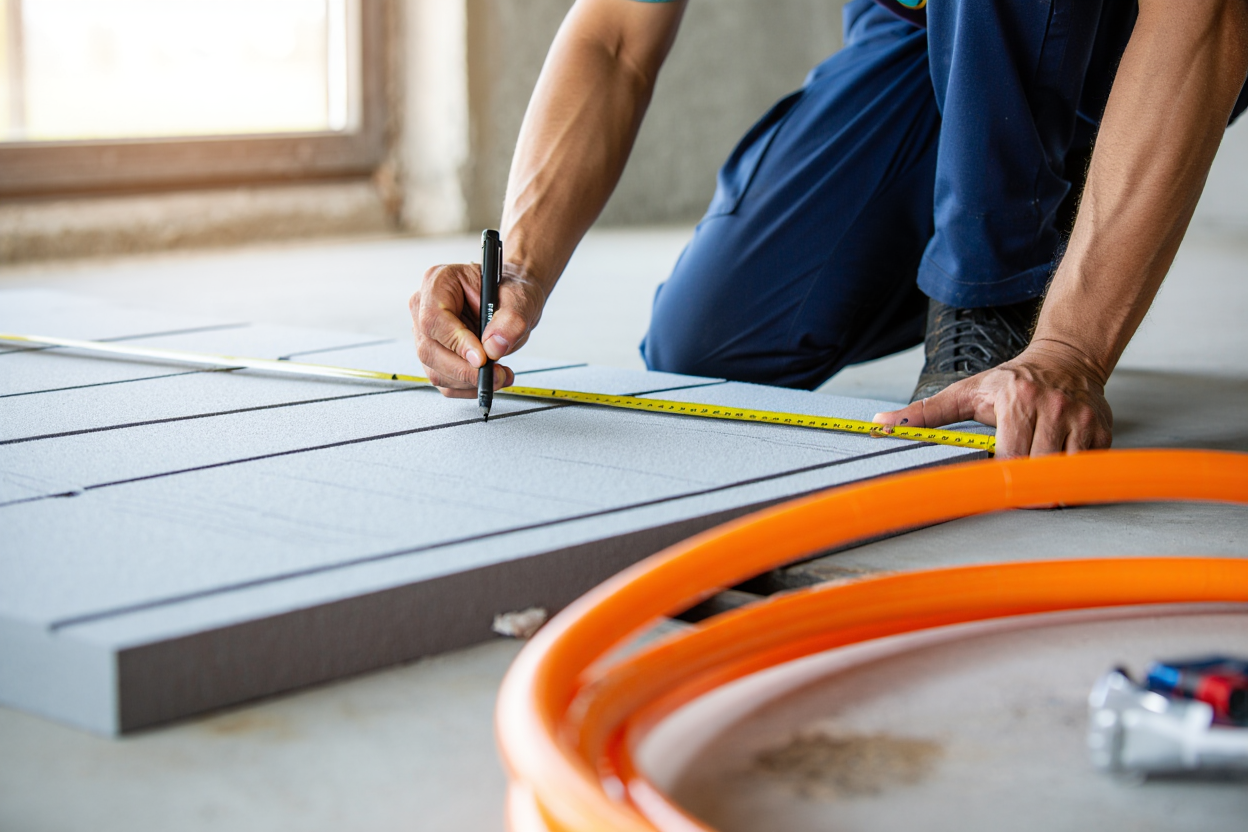 Comment calculer le pas de pose d'un tube PER ou Multicouche pour plancher chauffant