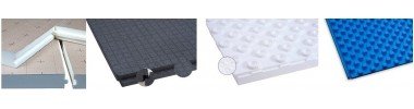 Comparaison visuelle des composants : tube et raccord PER et multicouche, sur fond blanc avec divers éléments en gris, noir et bleu. per multicouche différence présentée.