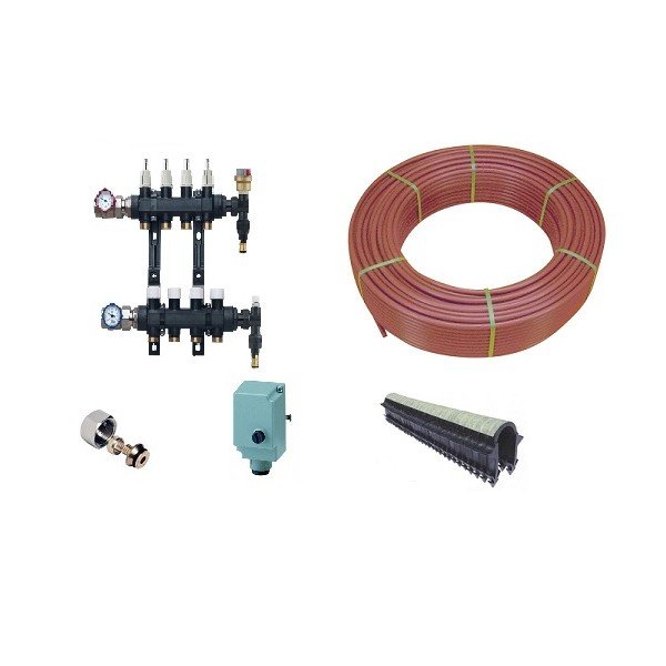 Kit plancher chauffant hydraulique prêt à poser : autoconstruction facile 30 à 120 m²
