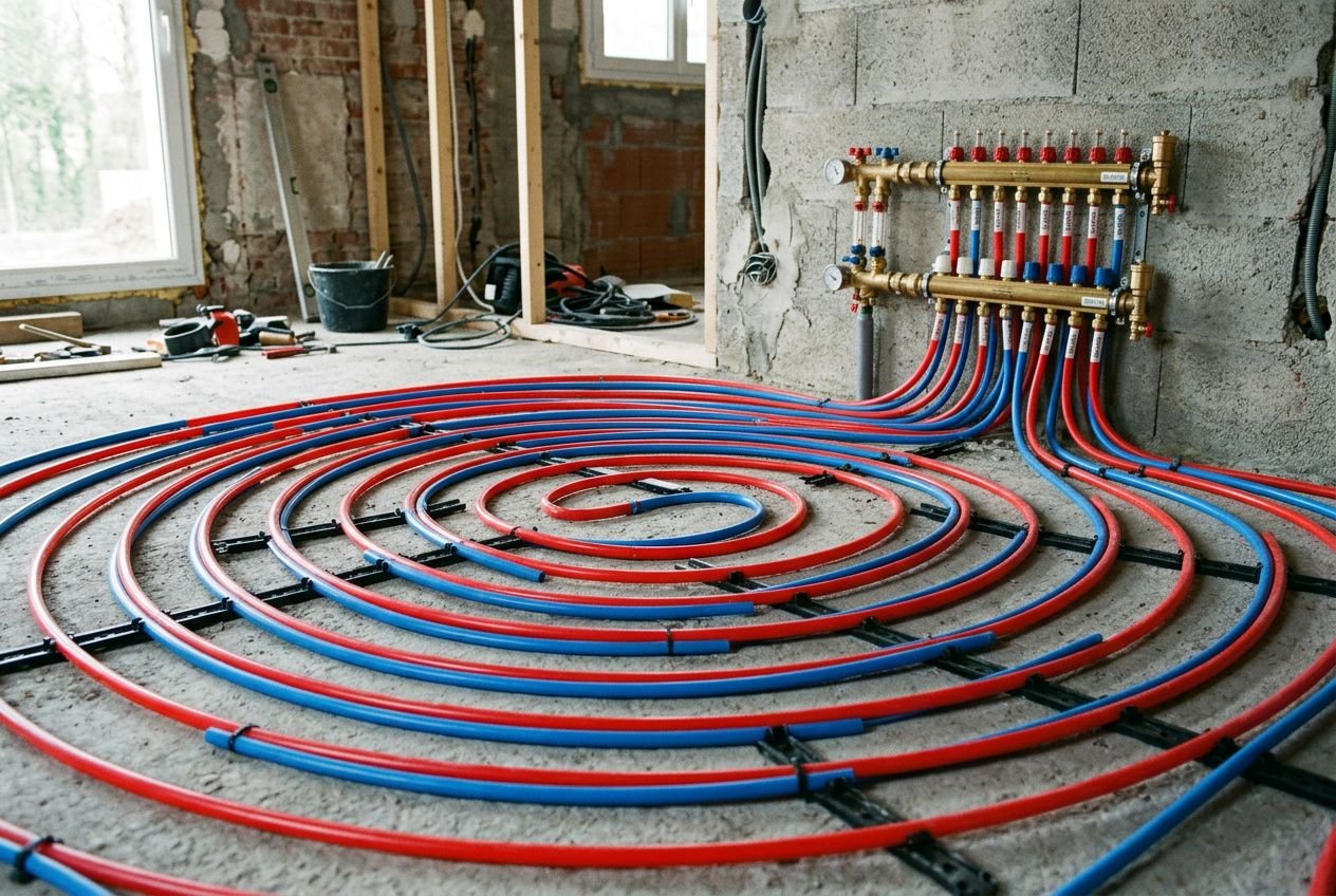 Température idéale de l'eau pour plancher chauffant hydraulique